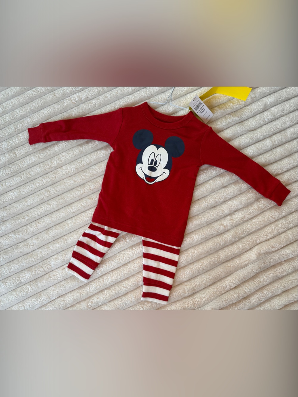 GAP Red and White Mickey Mouse Pajama Set